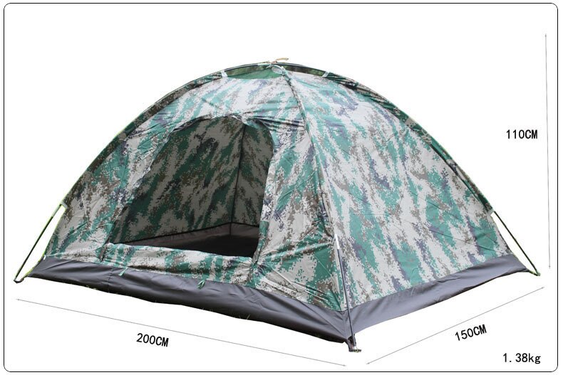 Cheap Goat Tents EL INDIO Outdoor Double tent outdoor camping single Camping Tent 2 people super light tent AT6510 Tents 